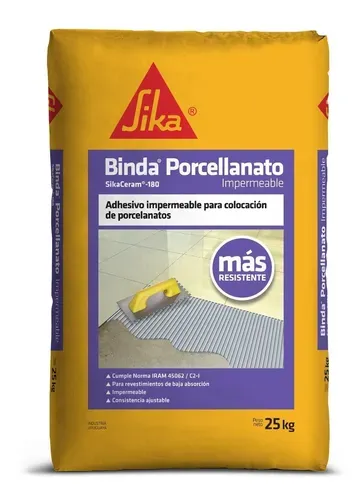 Binda impermeable para porcelanato 25kg
