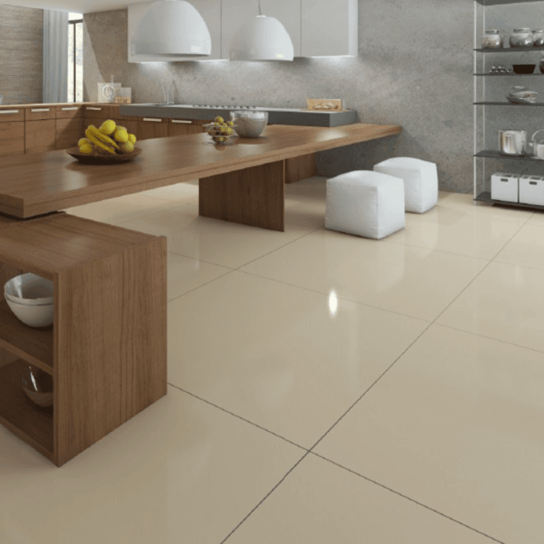 Porcelanato Beige Pulido-Rect 60x60 cm